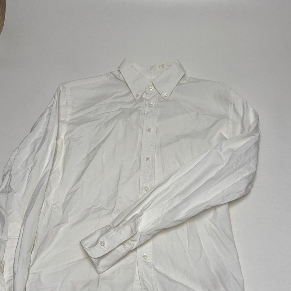 Everlane Men's White Casual Button Down Shirt